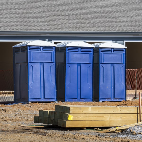 is there a specific order in which to place multiple portable toilets in Cherokee North Carolina